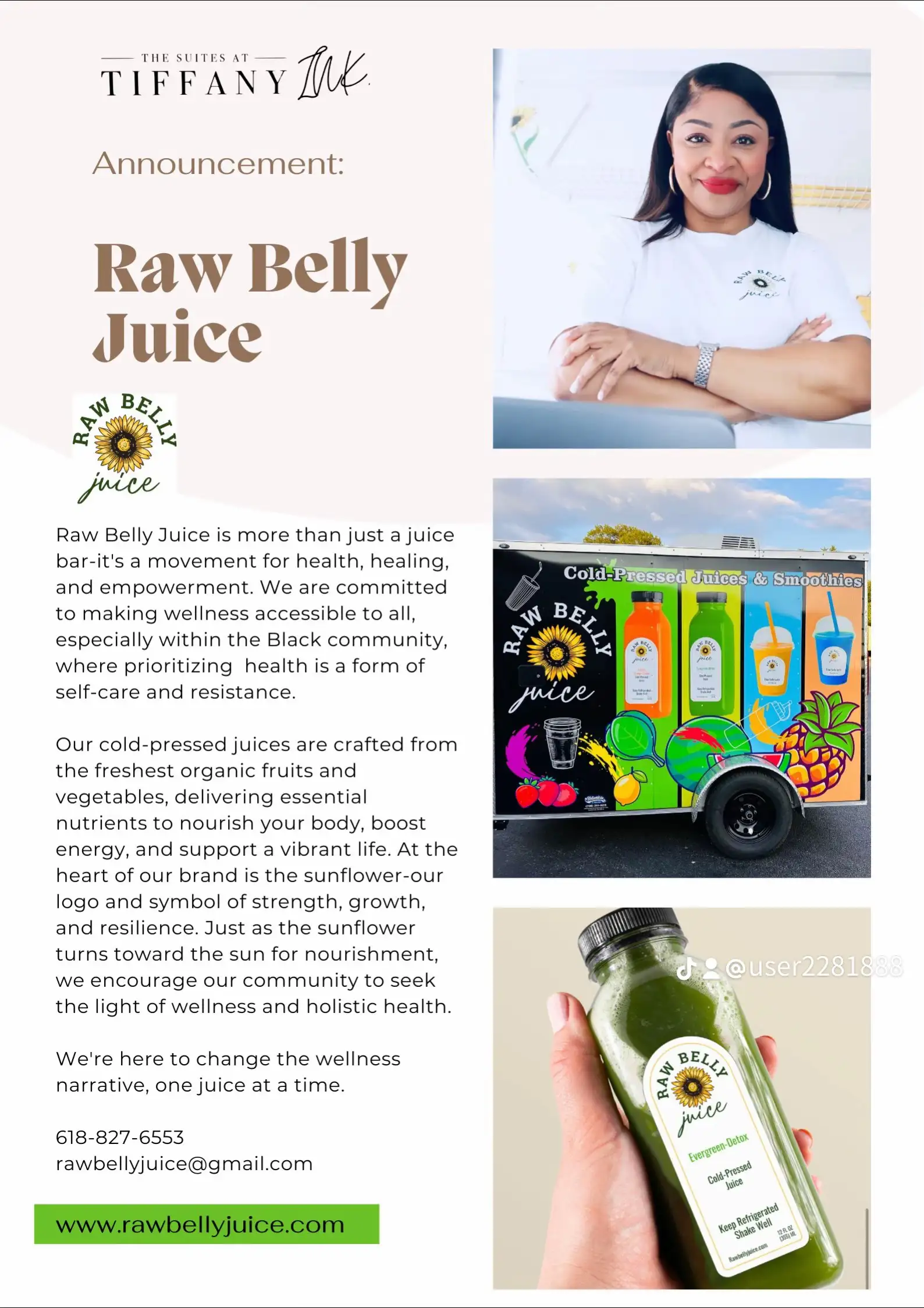 Raw Belly Juice Tenant Annoucement